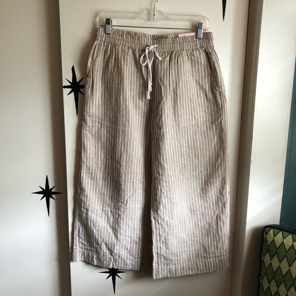 beachlunchlounge Wide-Legged Linen Pants